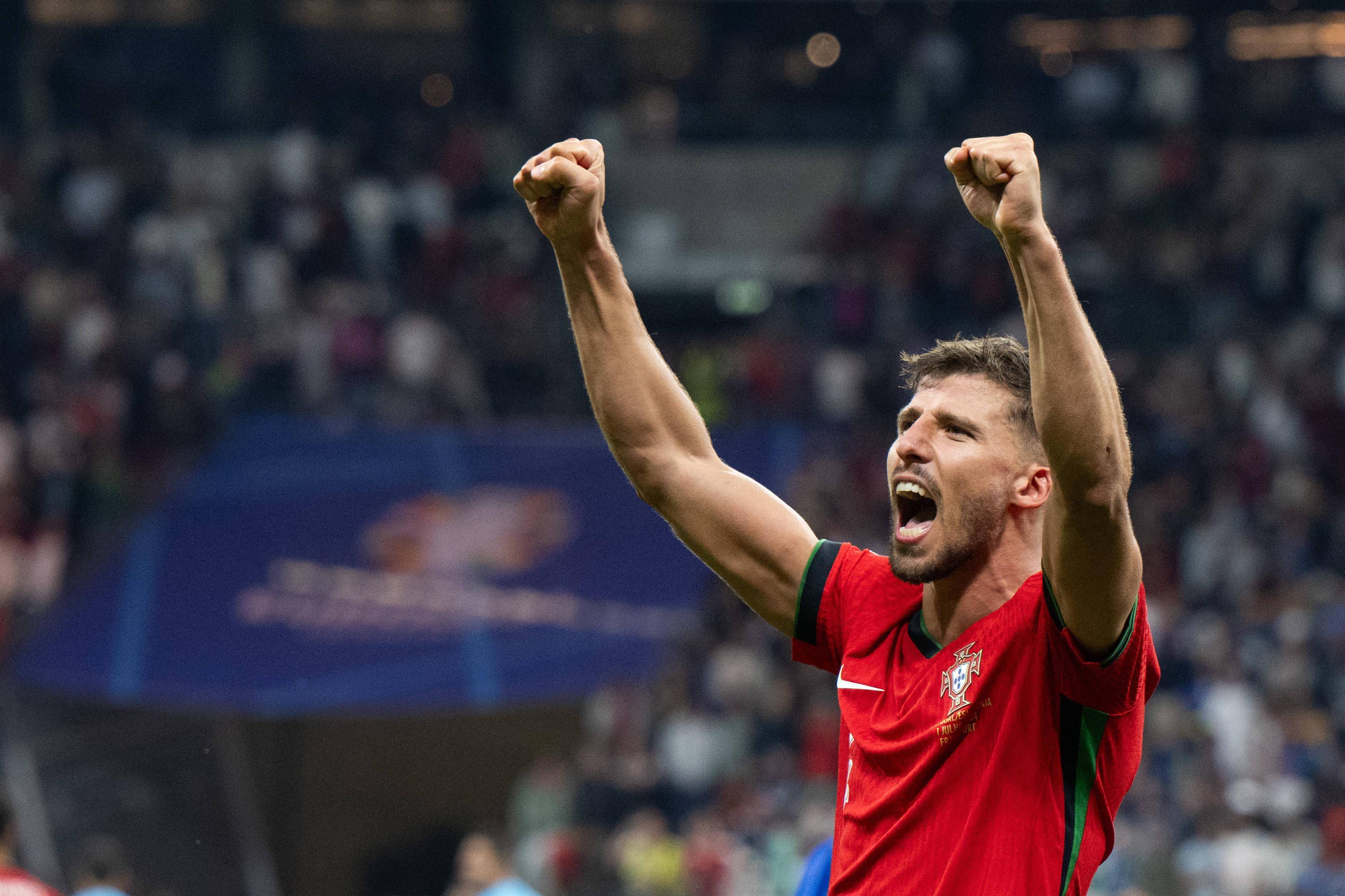 葡萄牙队备战决赛对阵德国队